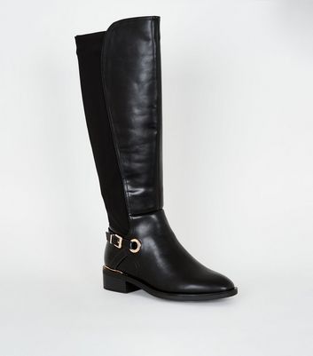 new look bottes wide fit