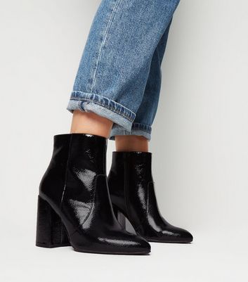 new look ankle boots wide fit