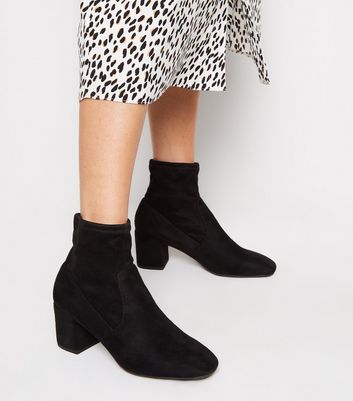 new look square toe boots