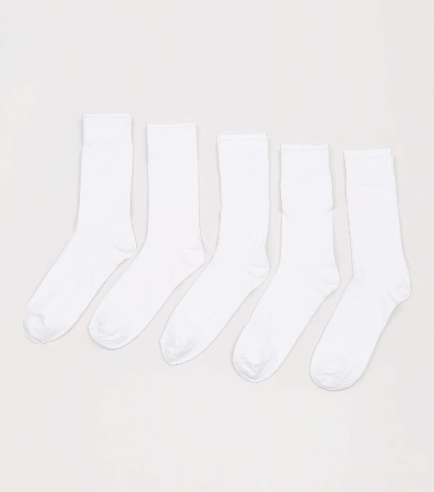 5 Pack White Socks