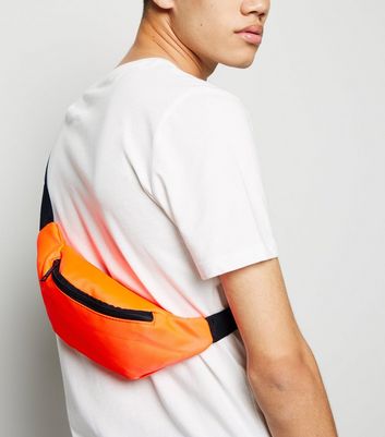 neon orange bum bag