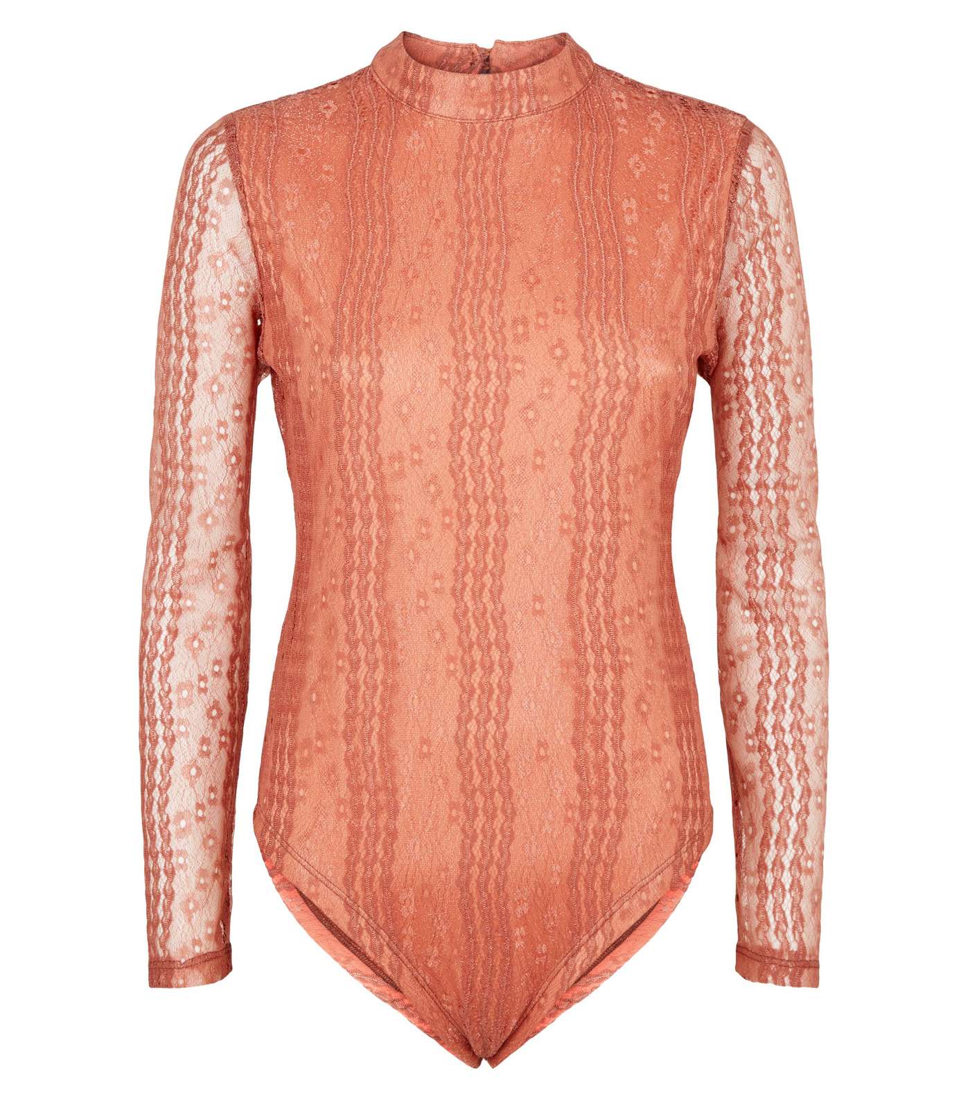 Urban Bliss Mid Pink Lace Bodysuit Image 4