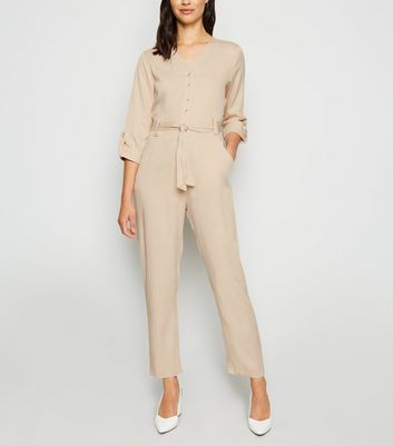 cream boiler suit