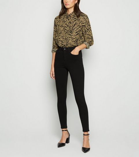 Black 360 Stretch Super Skinny Jeans