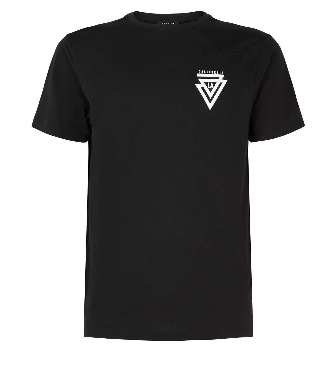 Black Triangle LA California Slogan T-Shirt Image 4