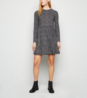 long sleeve smock dress