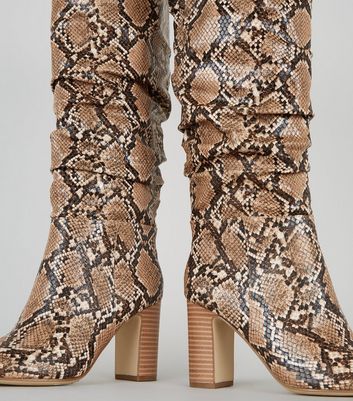 bottes peau de serpent