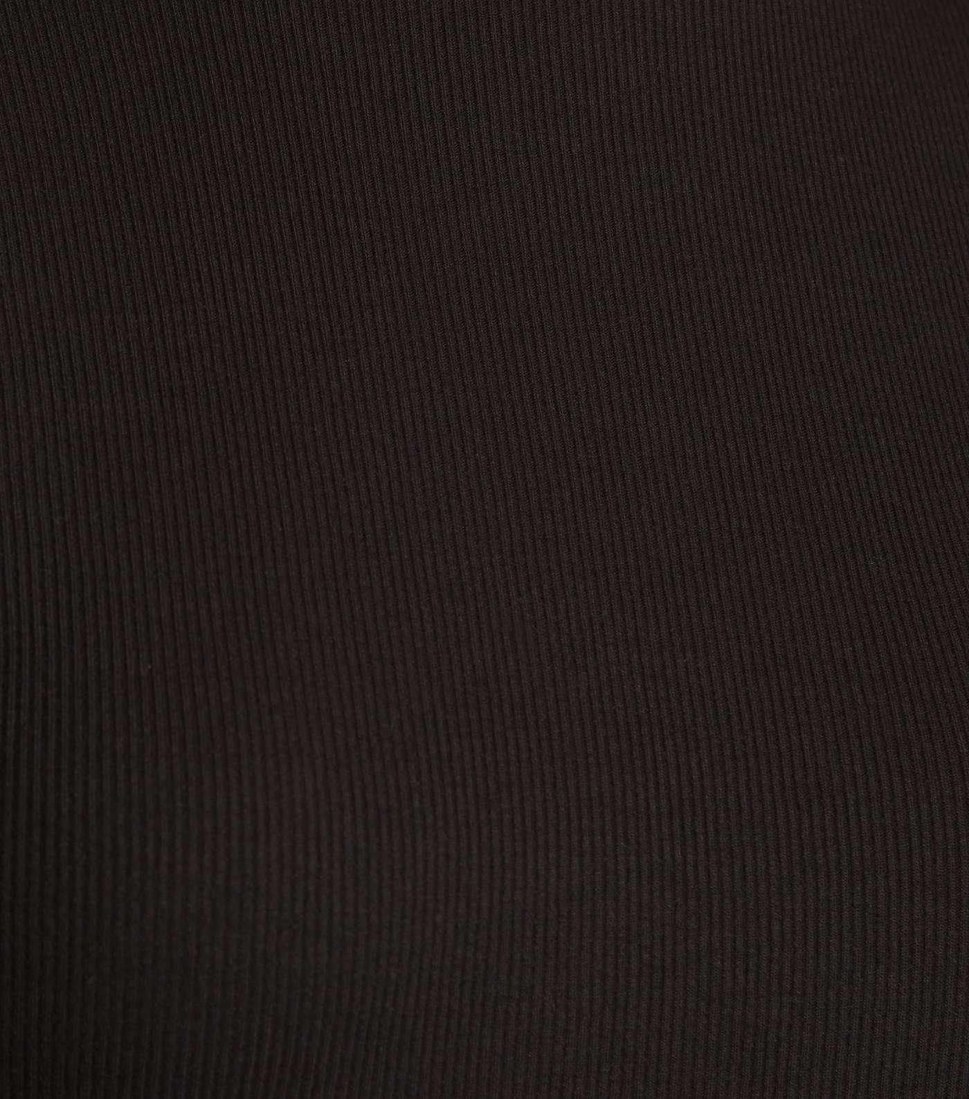 Black Long Sleeve Mini Bodycon Dress Image 5
