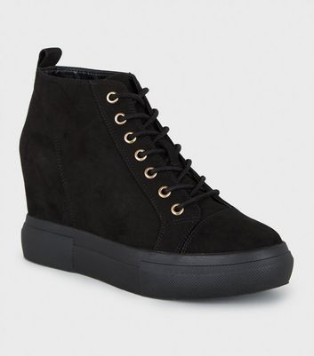 Wedge trainers hot sale new look