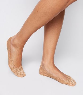 Lace hot sale invisible socks