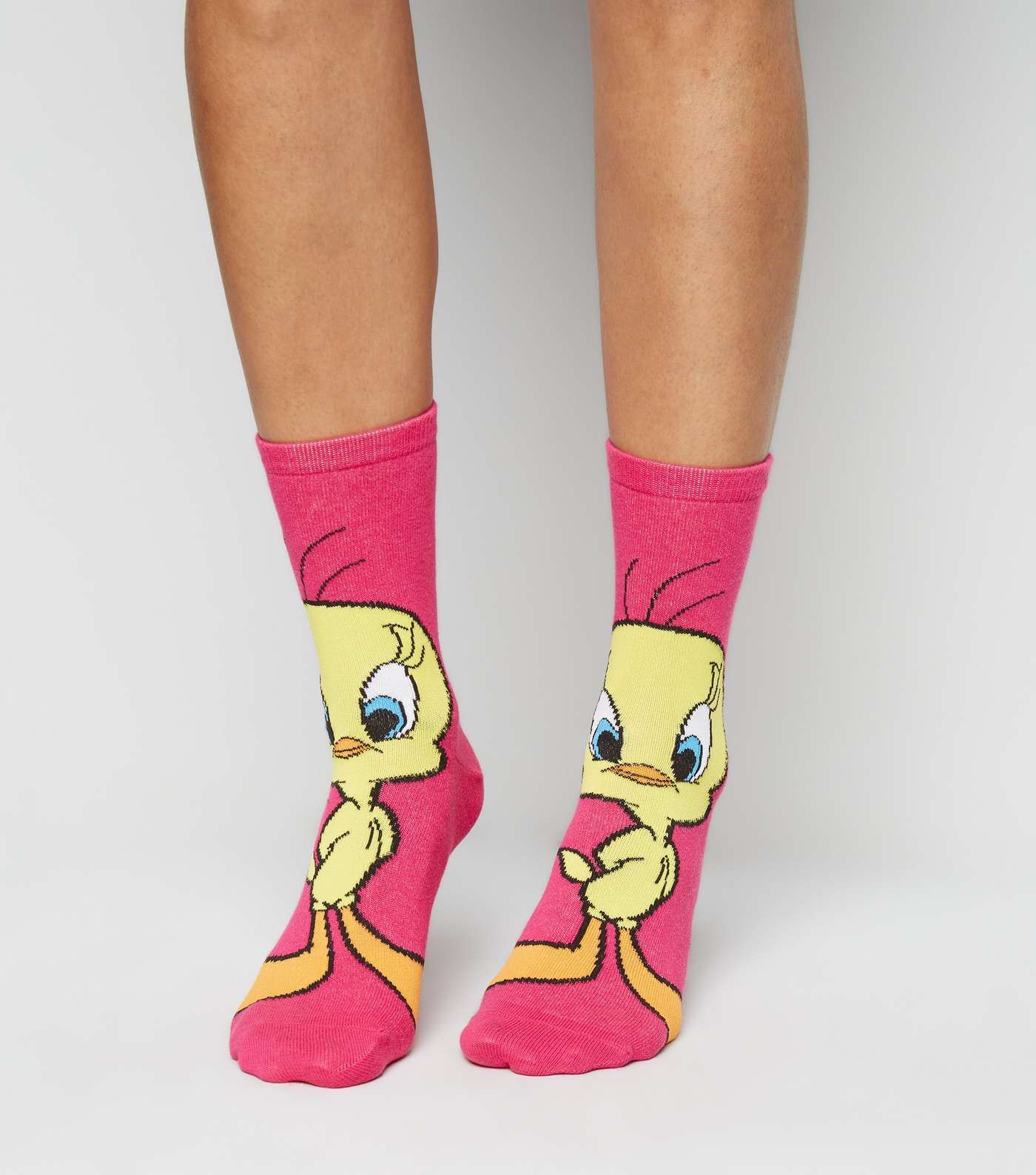 Deep Pink Tweety Pie Socks Image 2