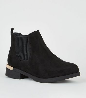 wide fit black chelsea boots
