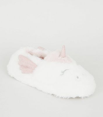 new look unicorn slippers