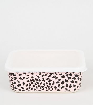 leopard print lunch box