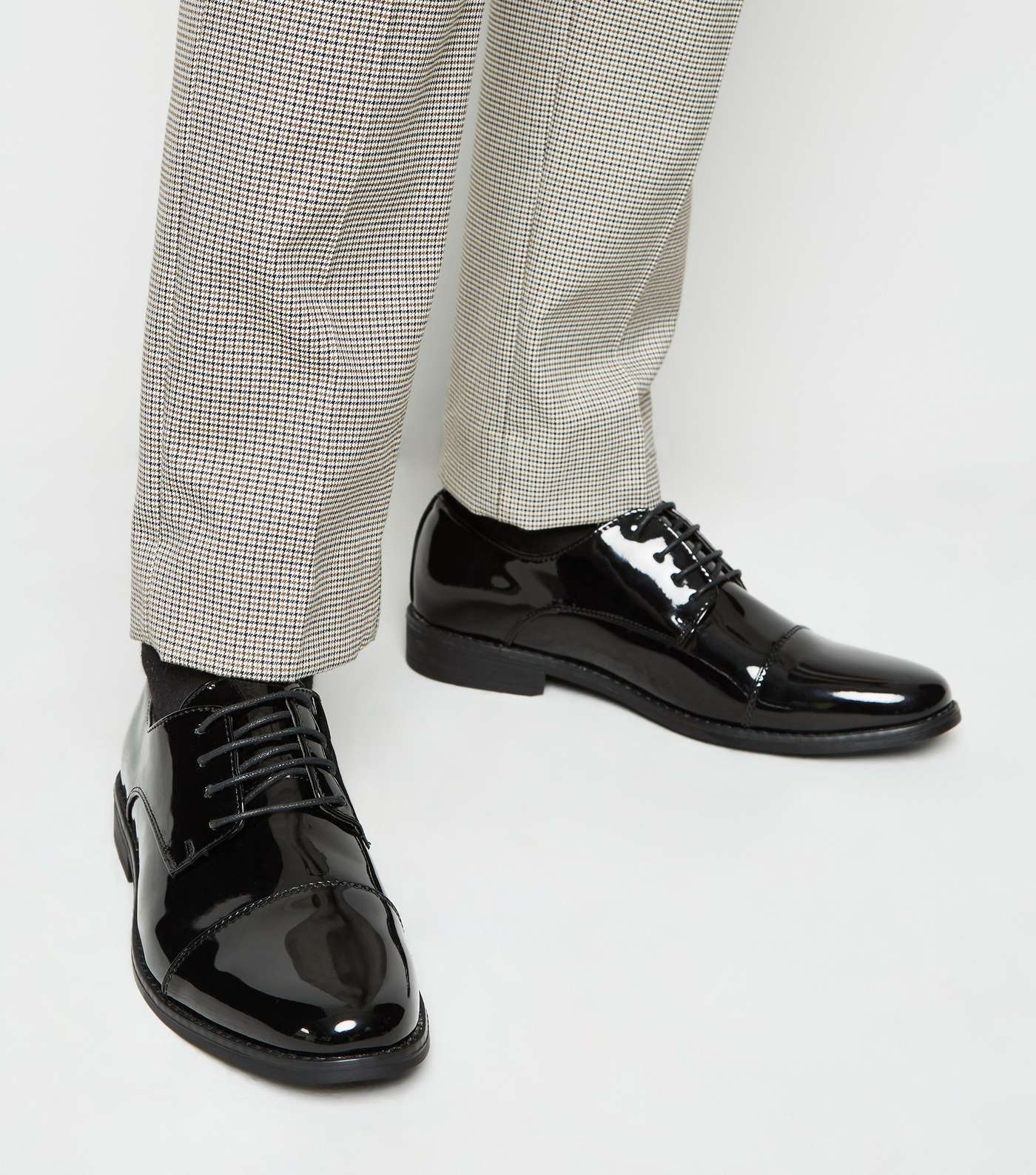Black Patent Oxford Shoes Image 2