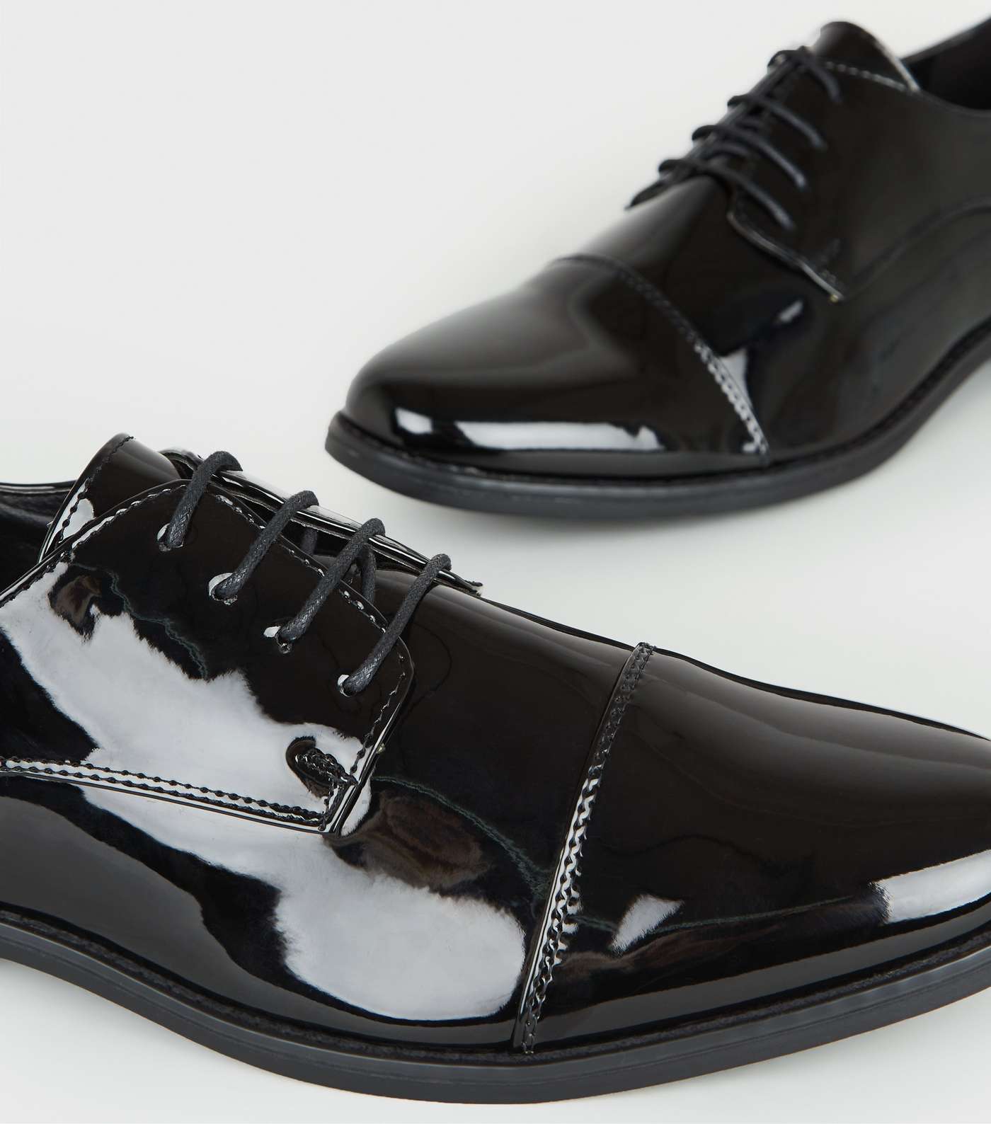 Black Patent Oxford Shoes Image 4