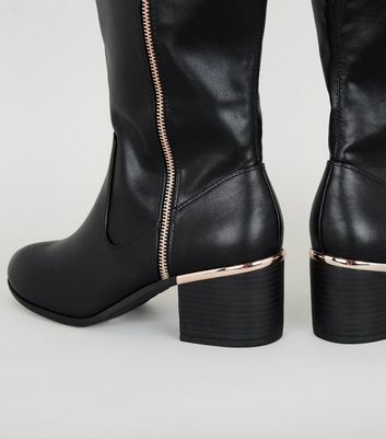 calf heeled boots