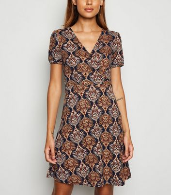 new look paisley dress