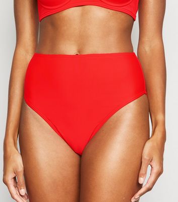 Bikini échancré taille discount haute