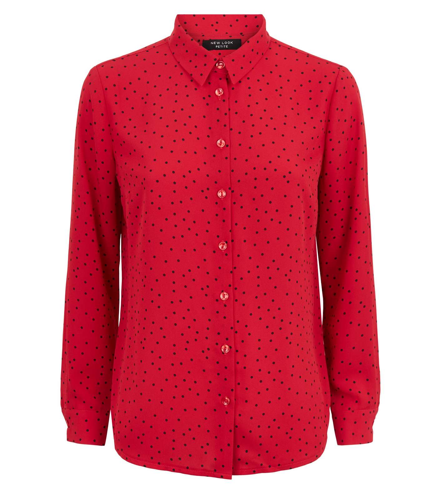 Petite Red Spot Long Sleeve Shirt Image 4