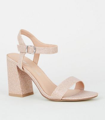 new look gold glitter shoes