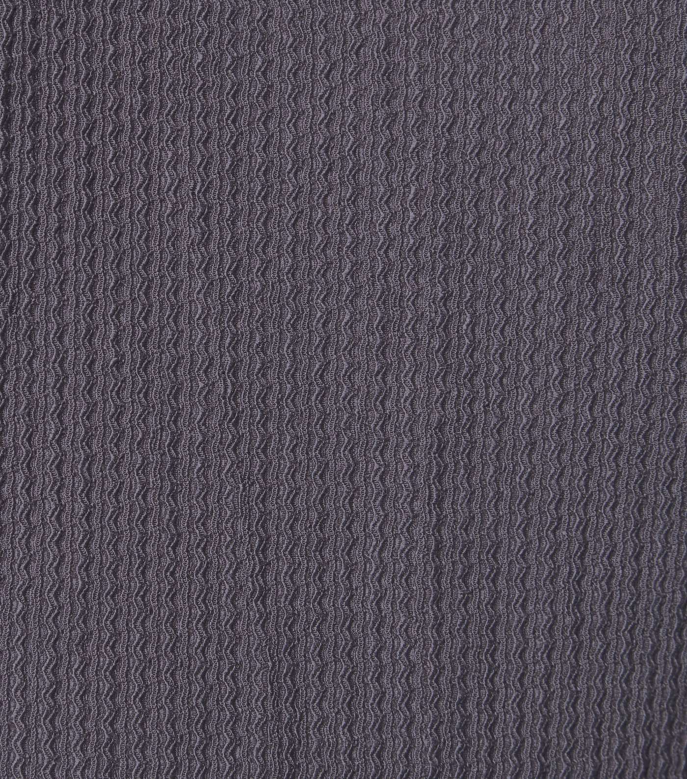 Grey Long Sleeve Tiered Smock Dress Image 6