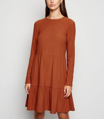 new look crinkle smock dress