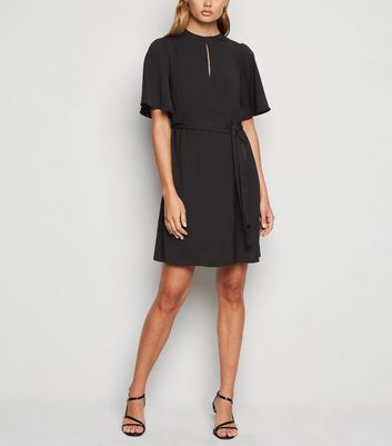 new look black tunic dress