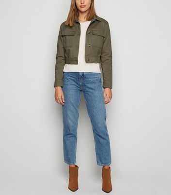 new look cropped jacket