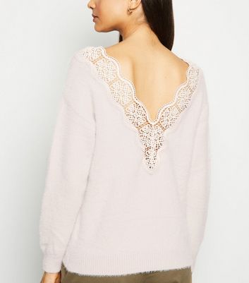 pink crochet jumper