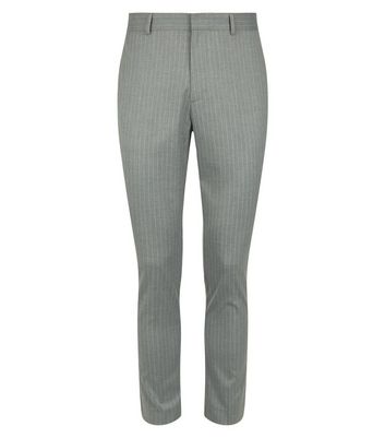 grey pinstripe joggers