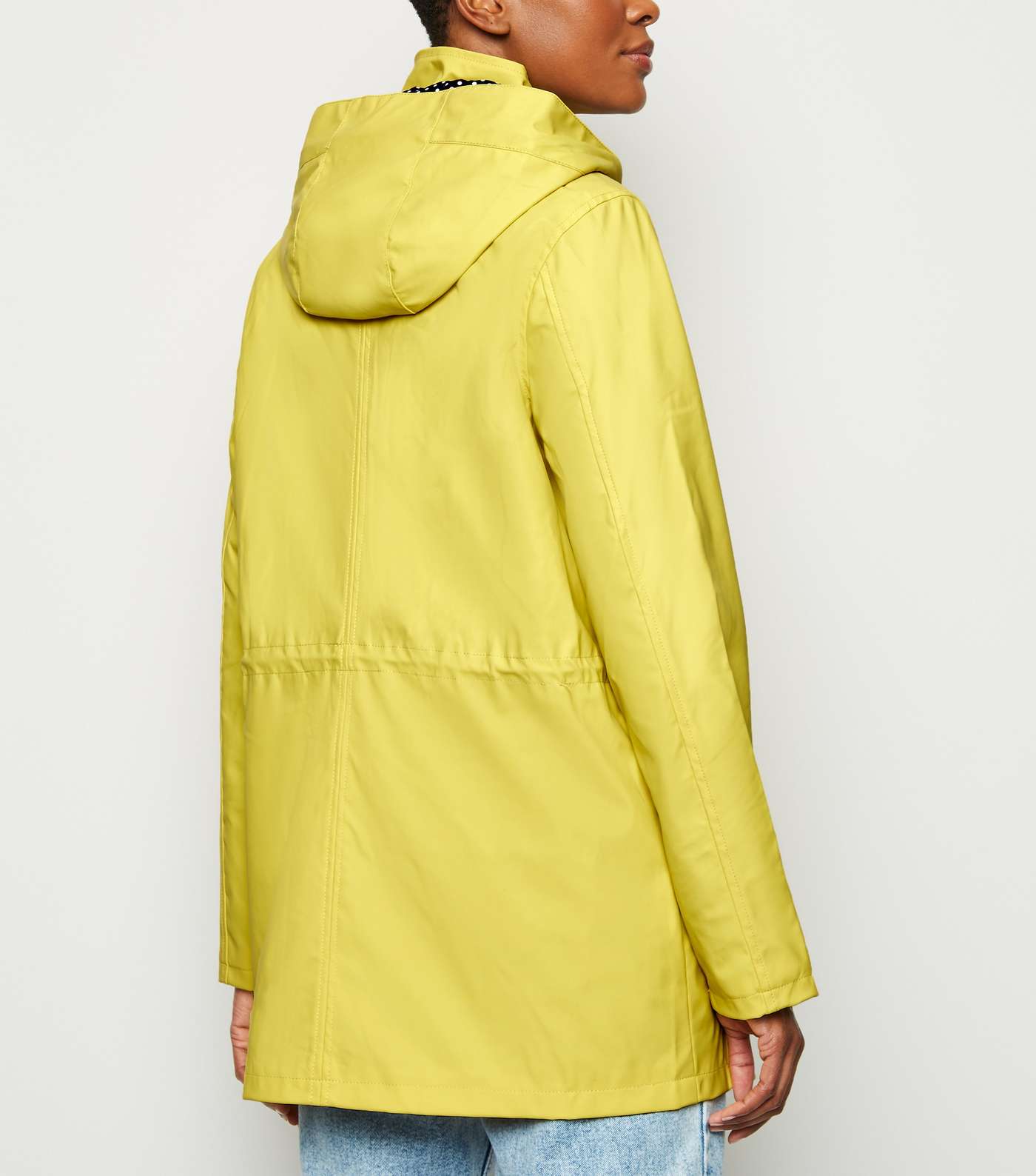 Urban Bliss Yellow Spot Hooded Jacket Image 5
