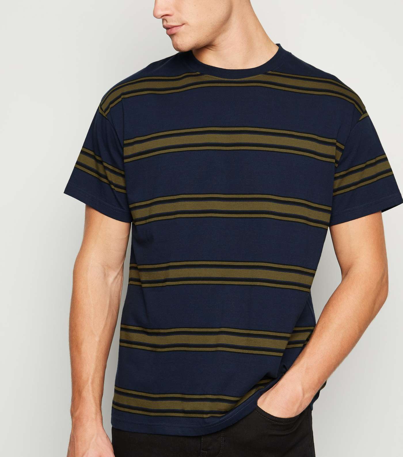 Blue Stripe Short Sleeve T-Shirt
