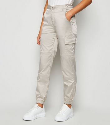 satin utility pants