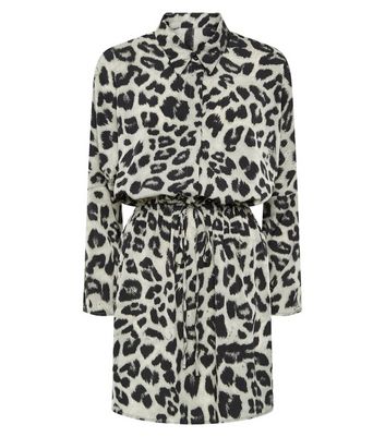 ax paris leopard print dress new look