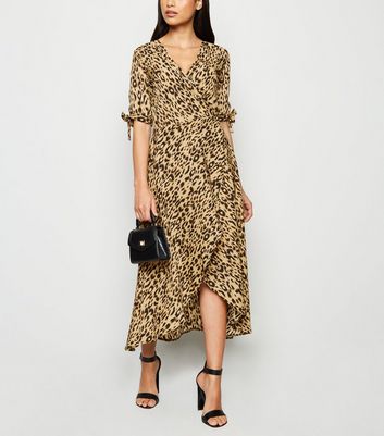 Ax Paris Leopard Print Dress New Look ...