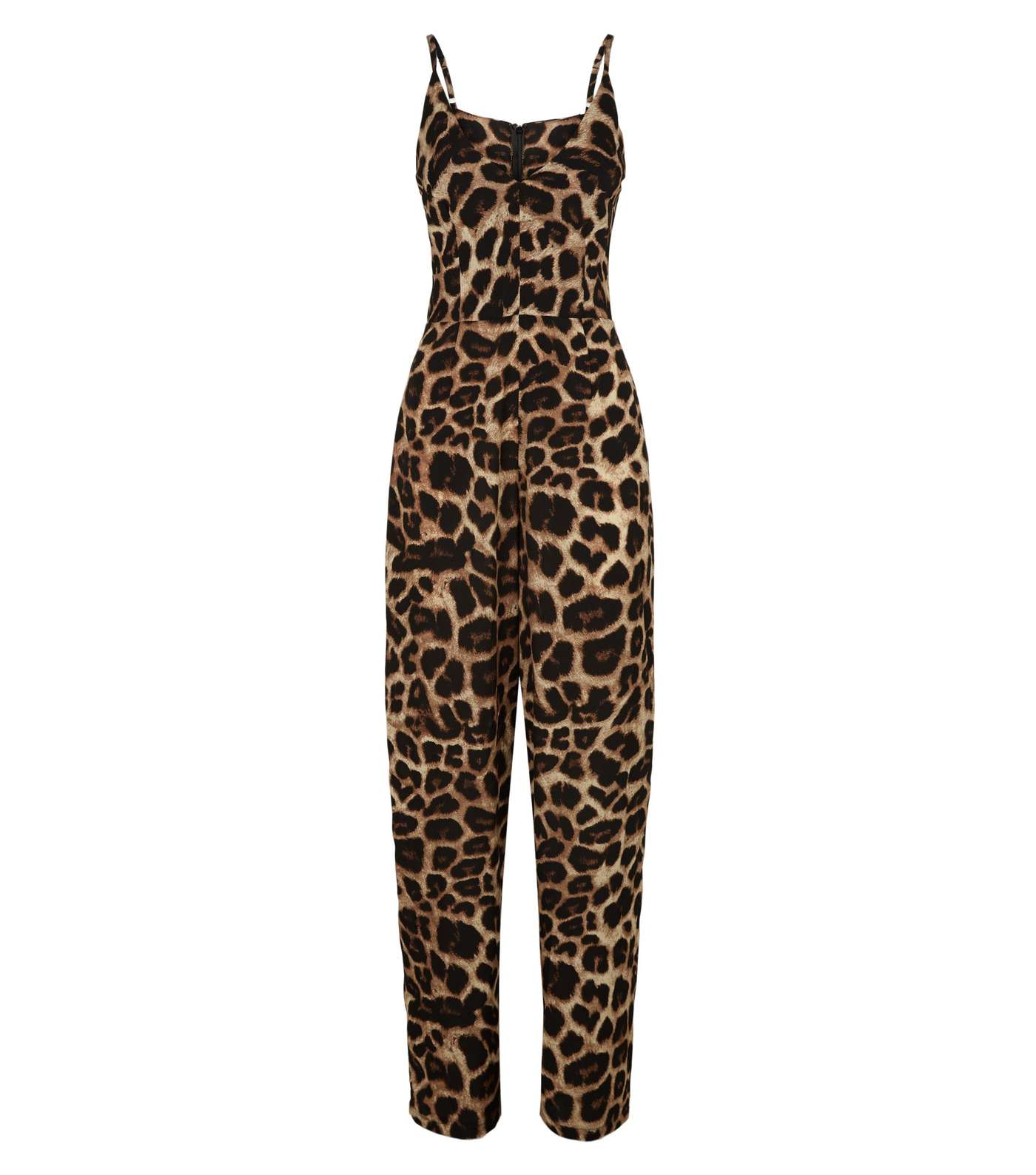 AX Paris Brown Leopard Print Jumpsuit Image 4