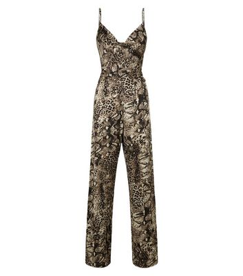 ax paris snake print jumpsuit