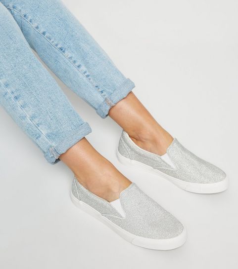 Women's Plimsolls | White & Black Plimsolls | New Look