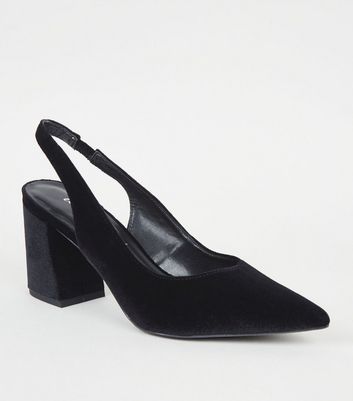 new look velvet shoes