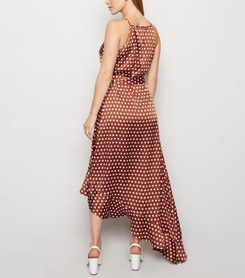 new look ruffle maxi dress