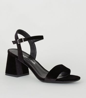 black velvet sandals womens