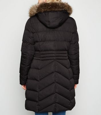 new look long puffer coat