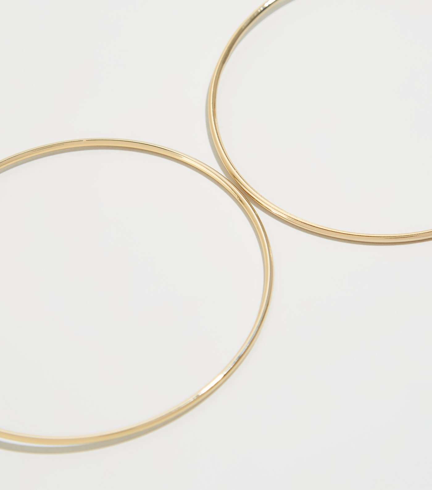 Affinity Gold Plated Hoop Earrings Image 3