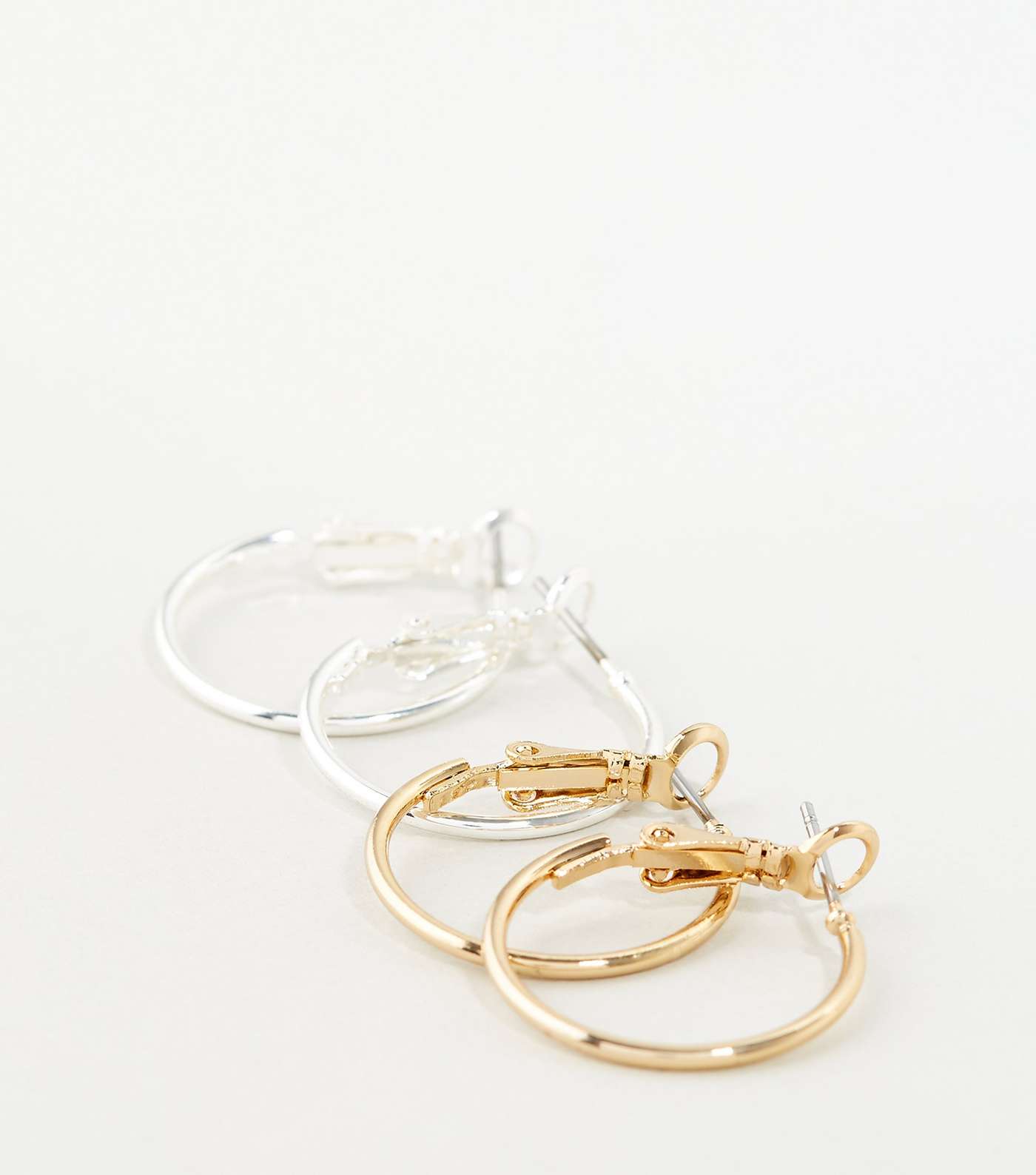 Affinity 2 Pack Gold and Silver Plated Earrings Image 3