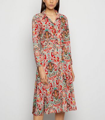 new look paisley dress