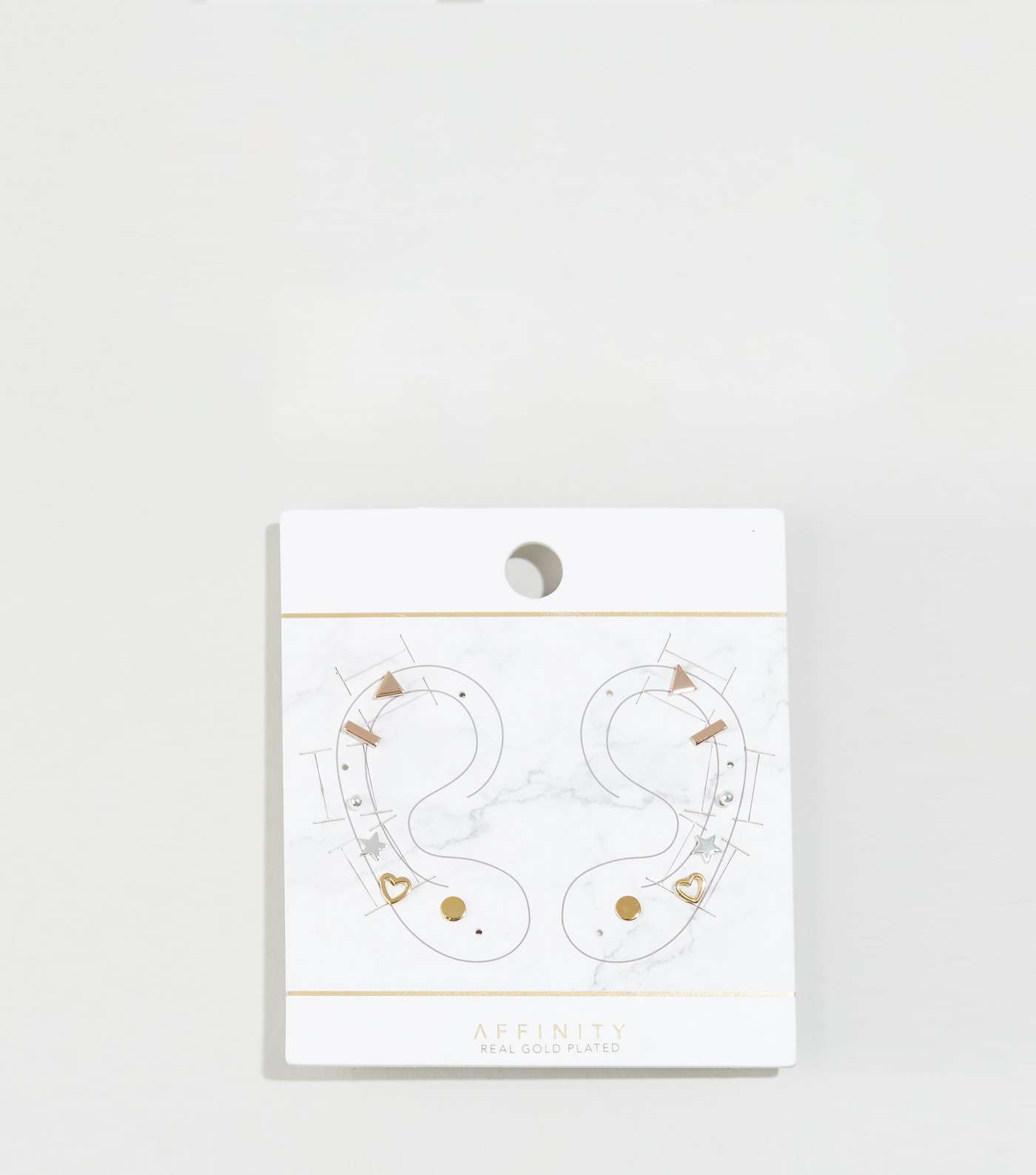 Affinity 6 Pack Gold and Silver Plated Earrings Image 4