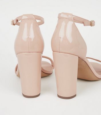 wide fit pale pink shoes