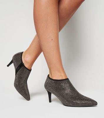 Pewter deals rhinestone boots