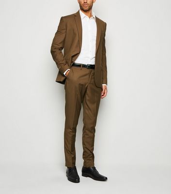 Mens camel shop suit jacket